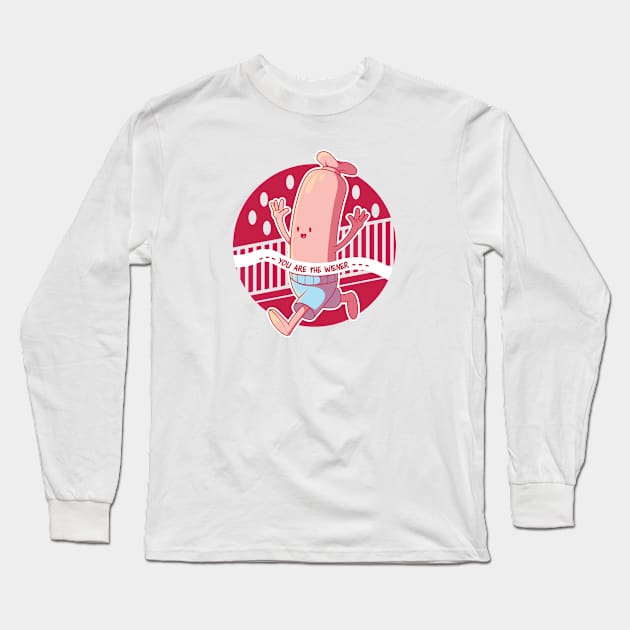 Running Wiener Long Sleeve T-Shirt by pedrorsfernandes